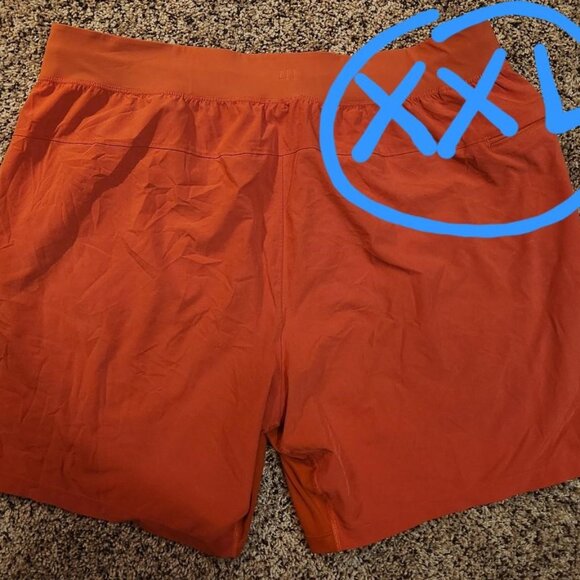 Lululemon Other - LULULEMON Canyon Orange T.H.E. Linerless Short 7" MEN'S size XX-LARGE 2X